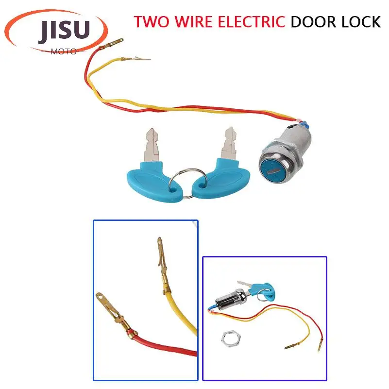 

Электрический замок-выключатель для двери квадроцикла (ATV) с двумя проводами, синий, железный, для мопедов и квадроциклов