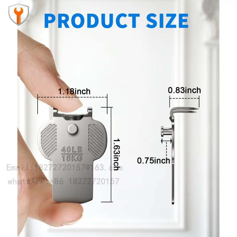 New 20 Hanger Drywall Claw Hooks Wall Hook Kit for Hanging Mirrors, Photos, Wall Posters