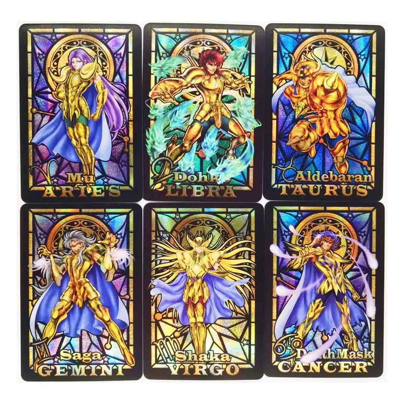 12pcs/set Saint Seiya Soul of Gold The Signs of The Zodiac Toys Hobbies Hobby Collectibles Game Collection Anime Cards