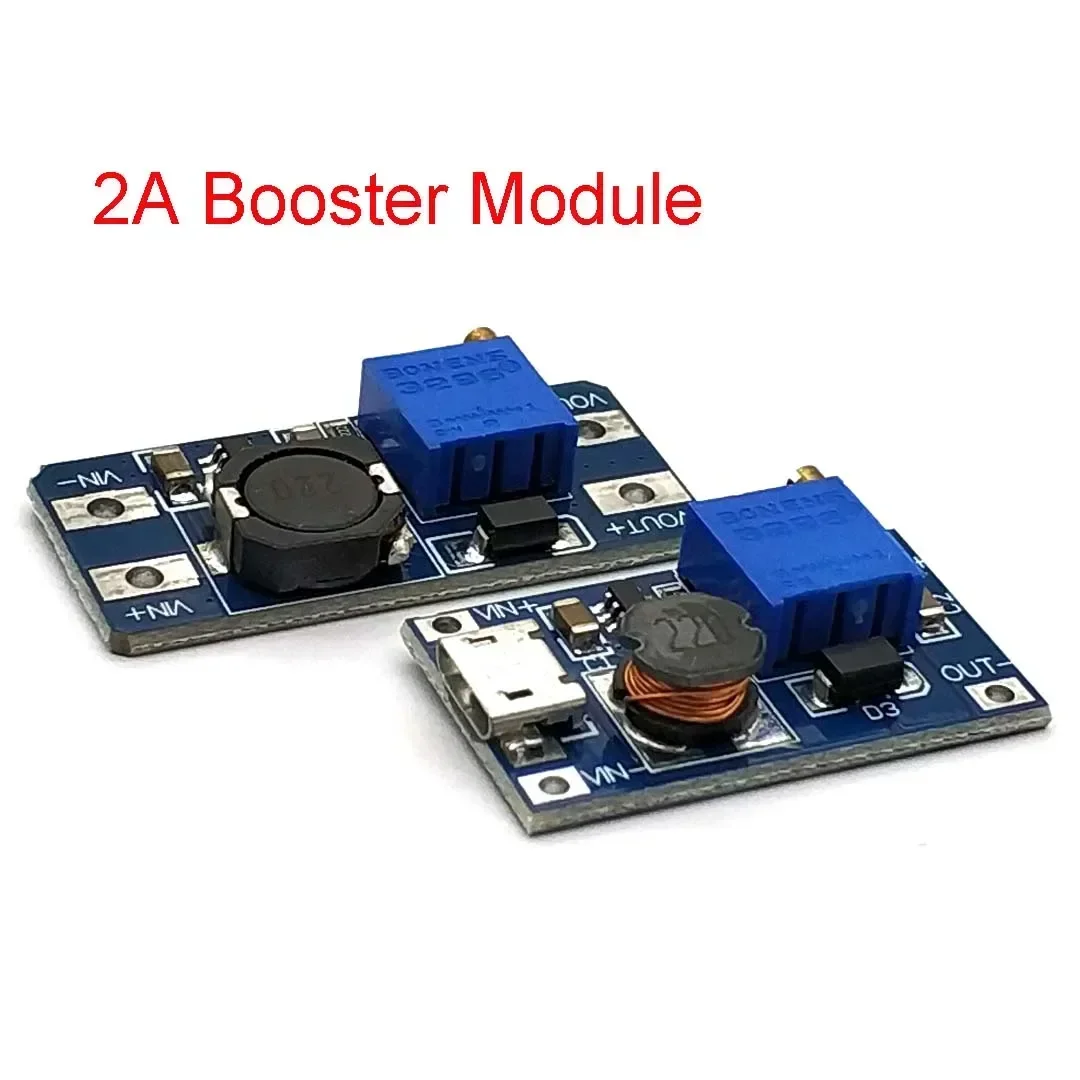 MT3608 Type-c Micro 2A Max DC-DC Step Up Power Module Booster Power Module 3-5V To 5V/9V/12V/24V