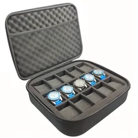 Caja de reloj EVA, bolsa de almacenamiento de herramientas dura, estuche de almacenamiento de reloj portátil, organizador, esponja protectora de seguridad a prueba de golpes para la mayoría de relojes