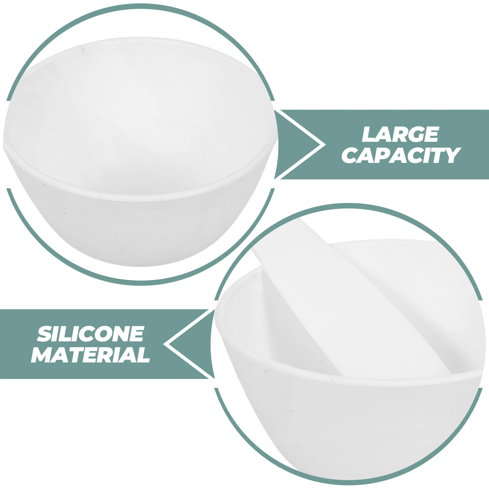 1 Juego de 1 Juego de cuenco para máscara Diy, cuenco mezclador de silicona para Kit de fabricación de mascarillas faciales, aplicador, accesorios de belleza, suministro de Spa, herramienta Facial