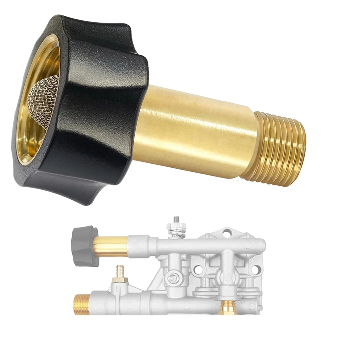 Y31A 7110166 Pressure Washer Pumps Water Inlet Replacement Fitting for Pressure Washer Pumps Models 510020, 520004