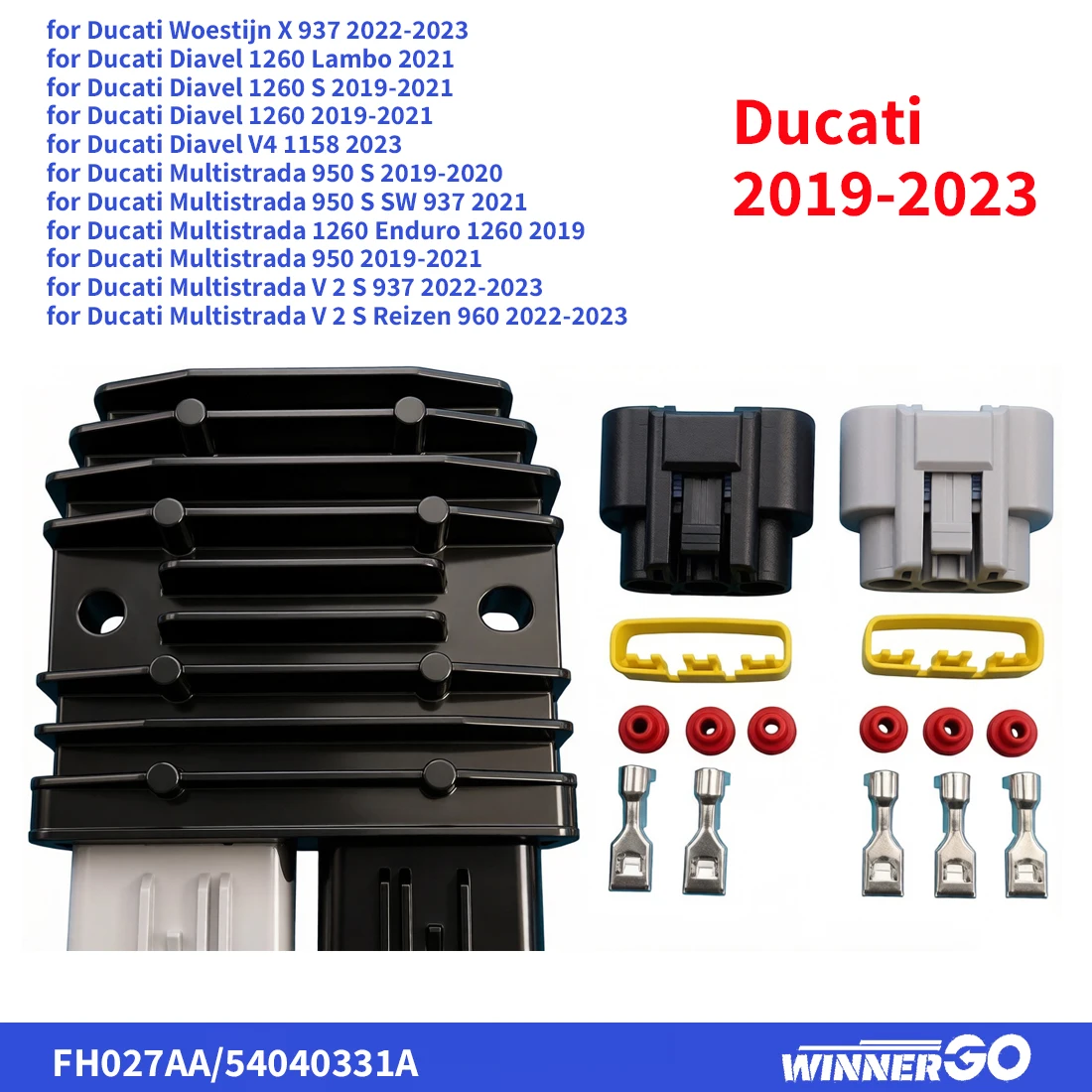 Regulador de Voltagem Retificador para Ducati 54040331A Diavel 1260 V4 1158 Desert X 937 Multistrada 950 1260 V2 937 960 Panigale V4 R
