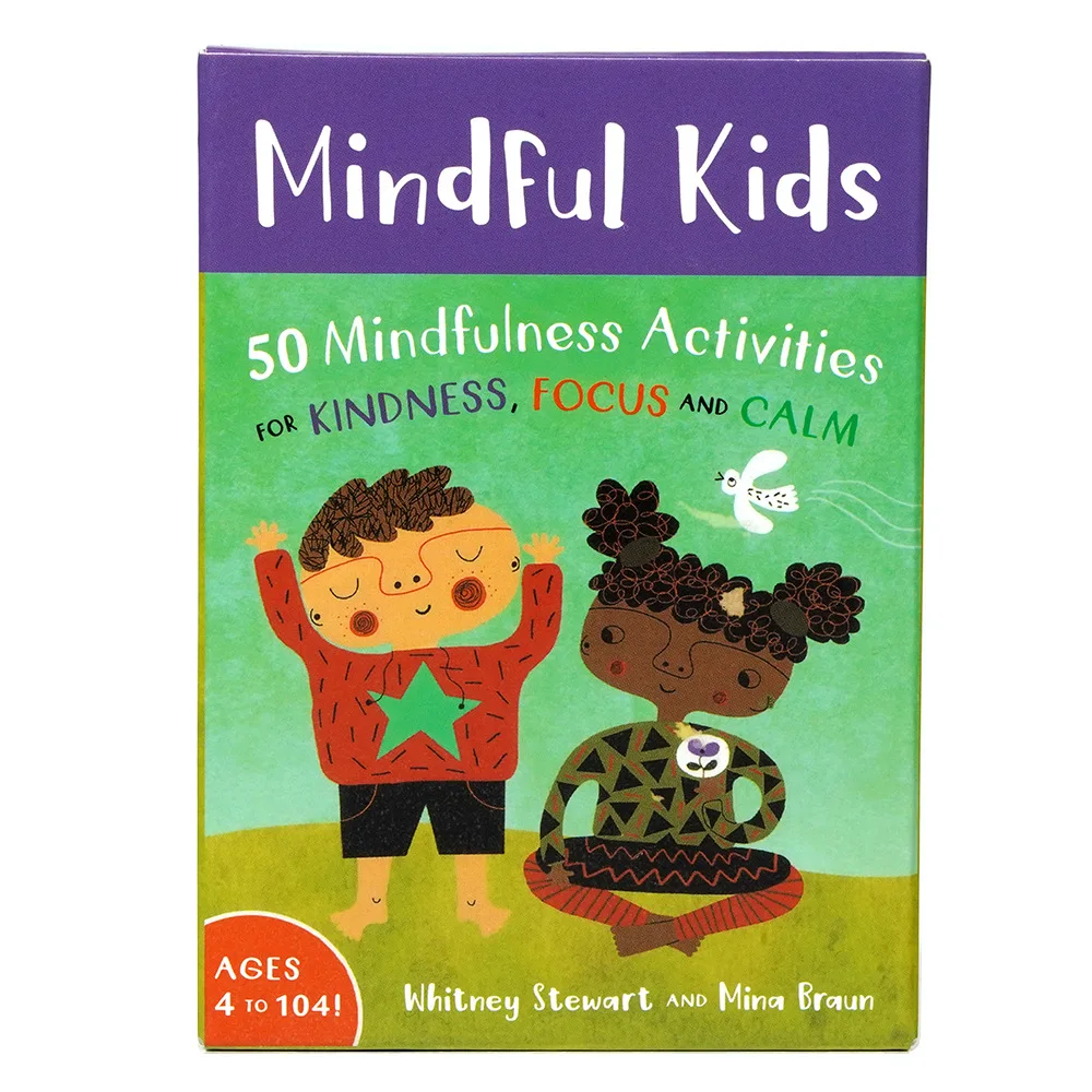 Mindful Kids: 50 Mindfulness Activities for Kindness,Focus and Calm & Mindfulness Game for Kids: Mindful Talk Cards for Childre