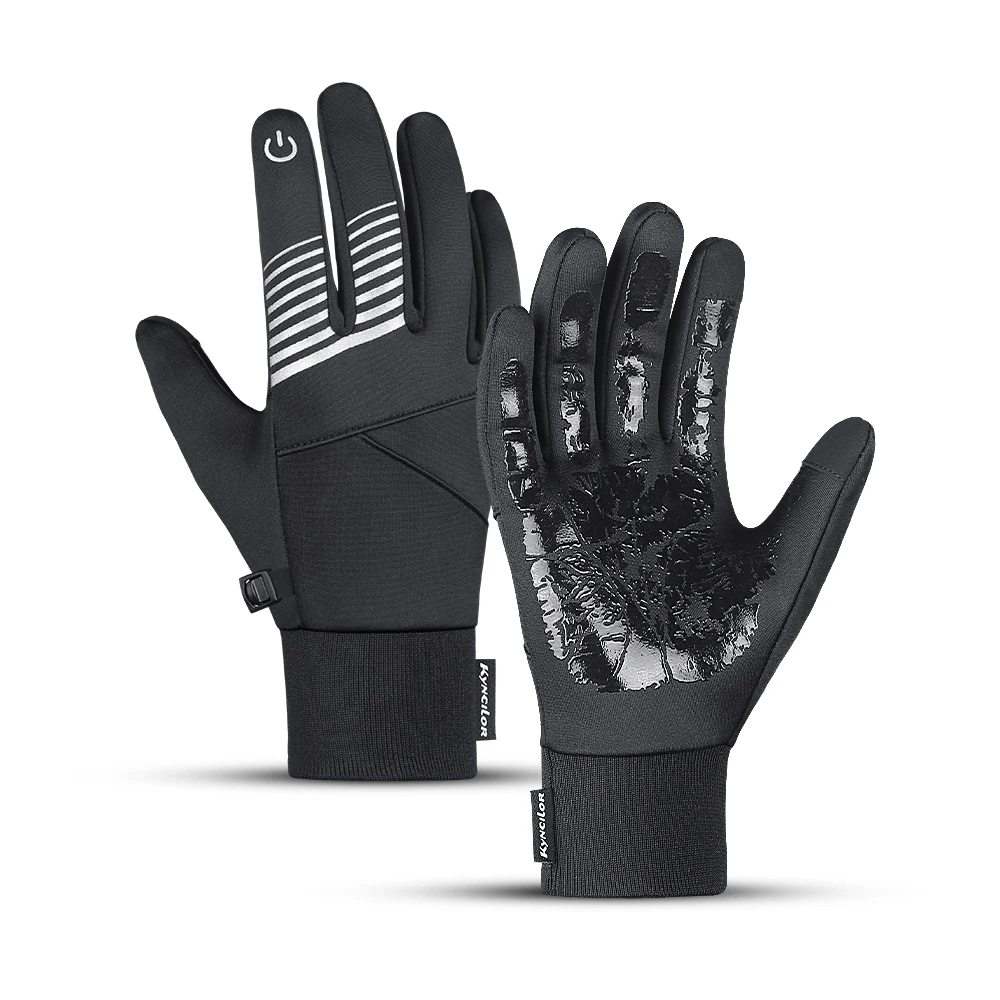 AliExpress Kyncilor Autumn Winter Cycling Gloves For Men Women Fluff Warm Waterproof Nonslip Touch Screen Skiing Running Riding Motorbike Gloves