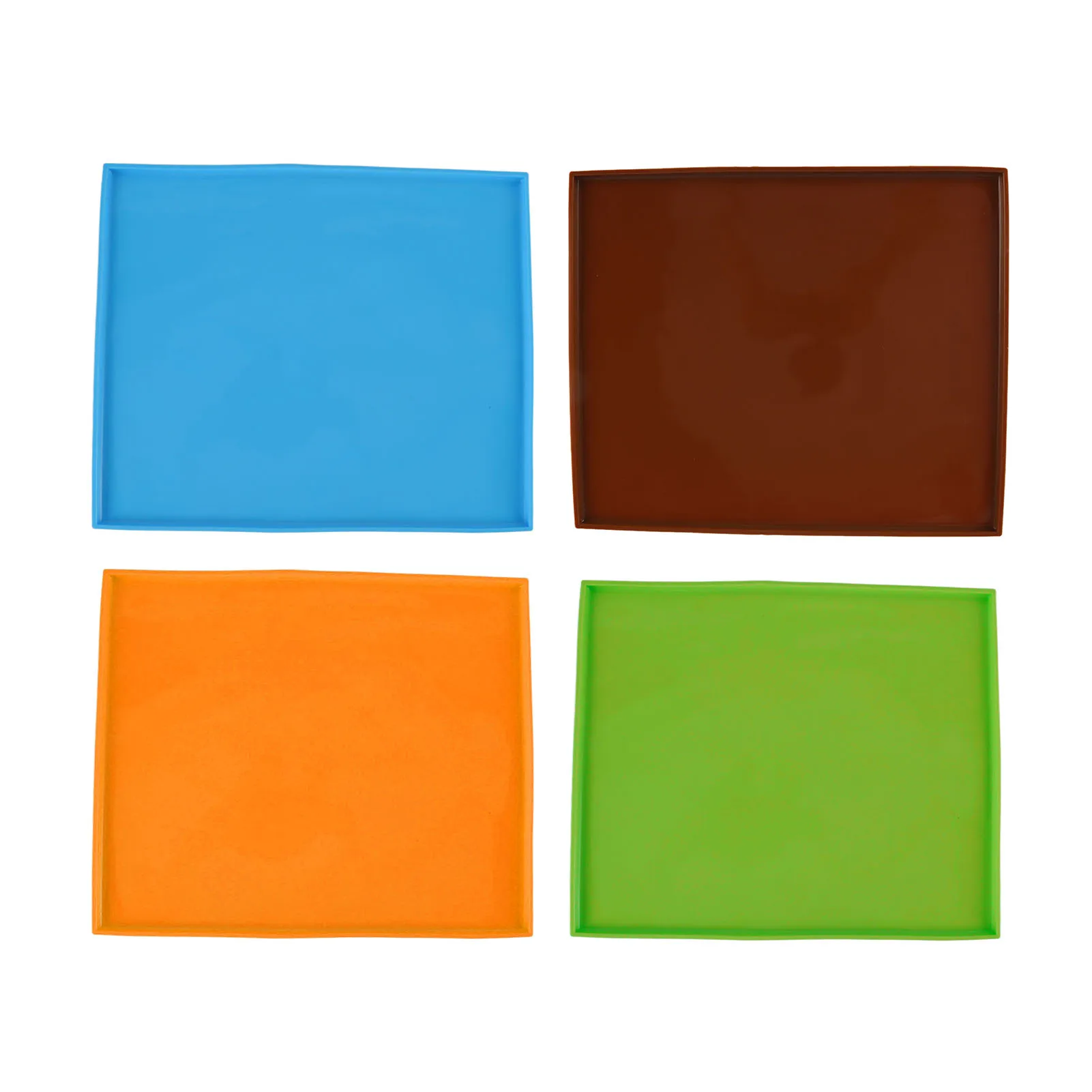 

Silicone Dehydrator Trays BPA Dehydrator Sheets Prevent Sticking with Edges for Vegetables for Biscuits for Fruit Leathers