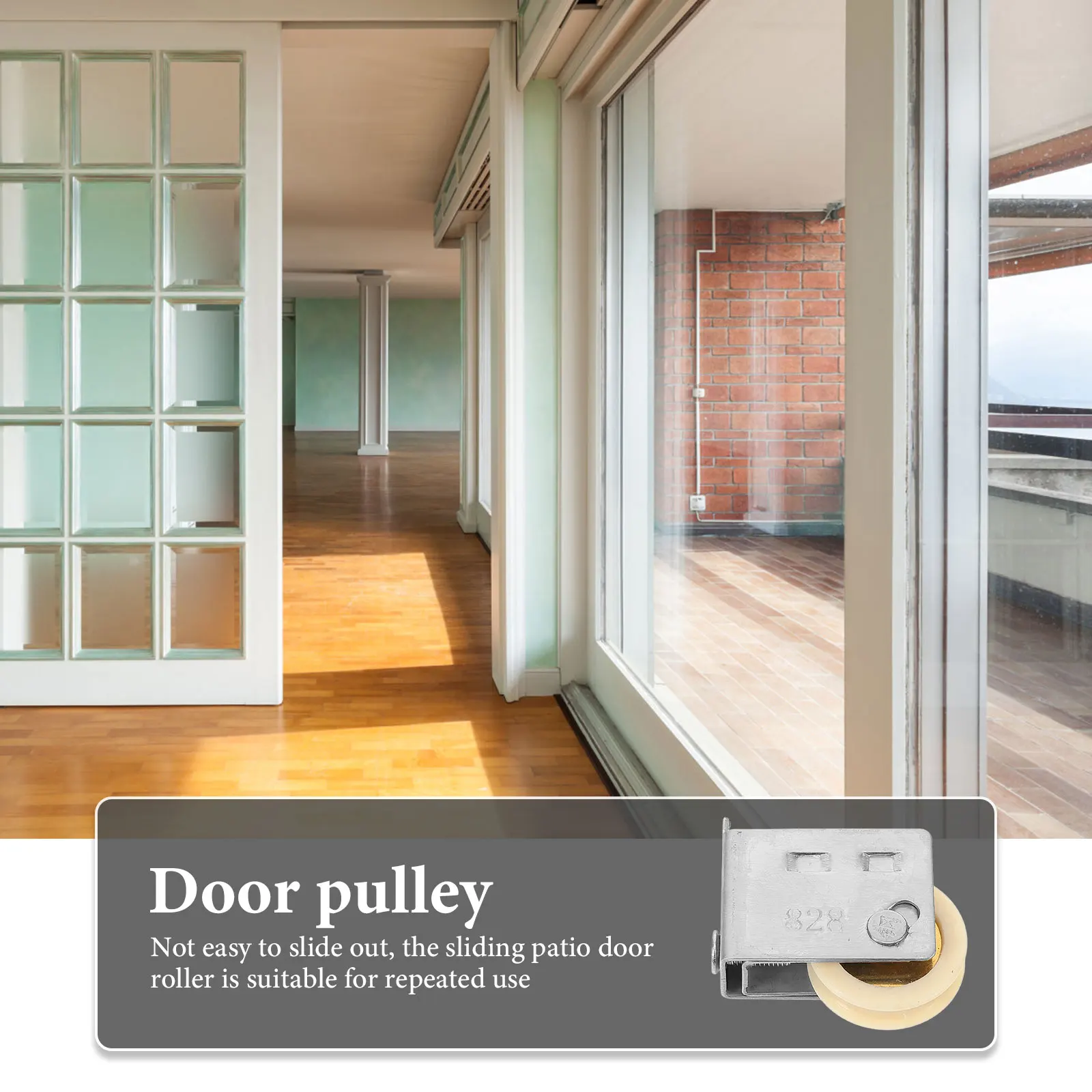 

Stainless Steel Pulley Sliding Door Single Wheel For Patio Window Cabinet Track Heavy Duty Durable Corrosion Resistant