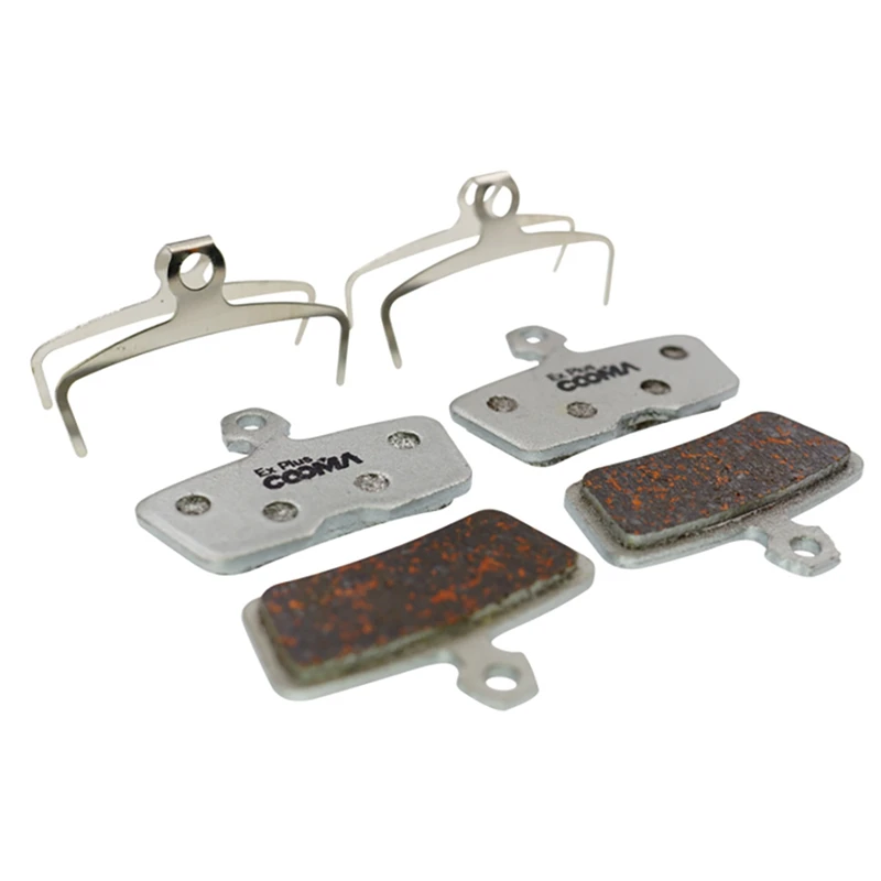 COOMA SPORT 4 Pairs Ex Plus Bicycle Disc Brake Pads For AVID SRAM Code 2011+Code R Guide RE Disc Brake,Alu-Alloy