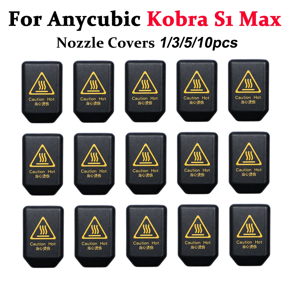

For Anycubic Kobra S1 Max Nozzle Silicone Sock Printhead Protective Cover Hotend Silicone Sleeve Kobra s1 Max ComboAccesories