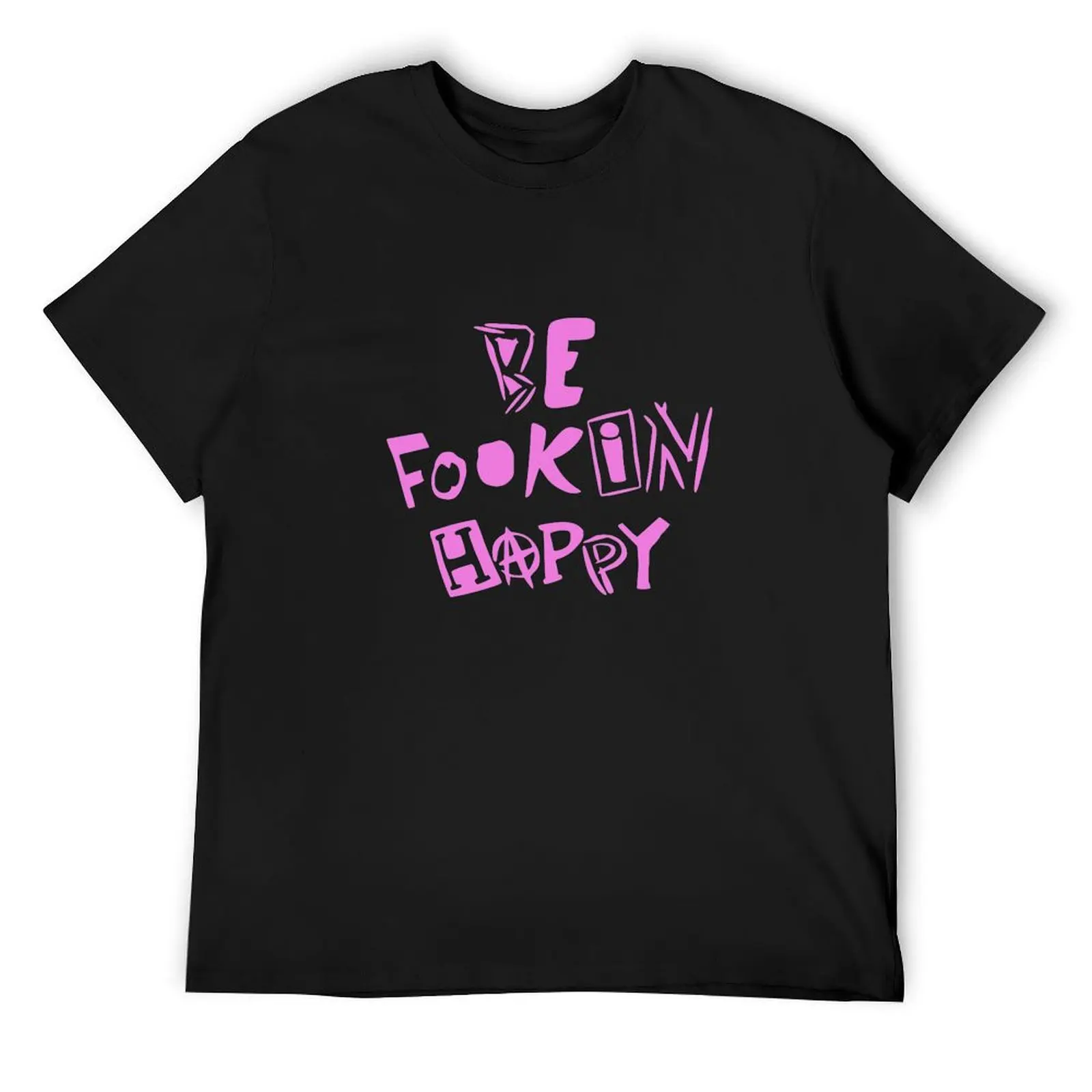 YungBlud Be Fookin Happy T-Shirt new edition quick drying custom t shirt mens champion t shirts