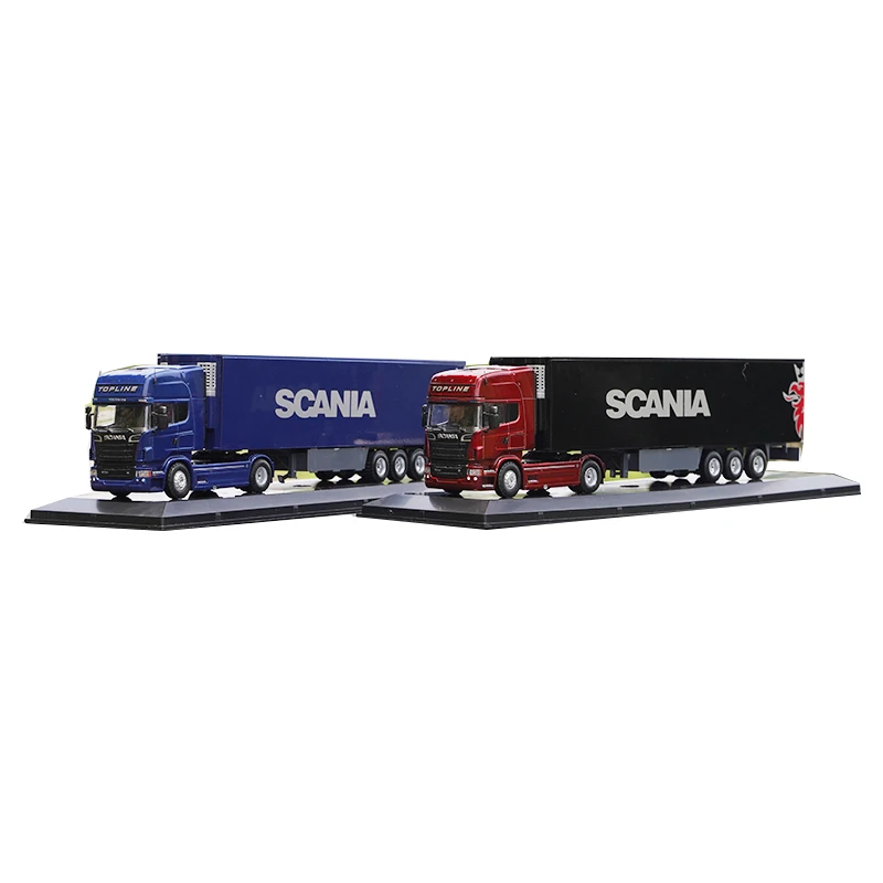 Diecast 1:50 Scale SCA~NI Heavy Tractor Container Truck Model Diecast Metal Vehicle Toys Collection Gifts Souvenir