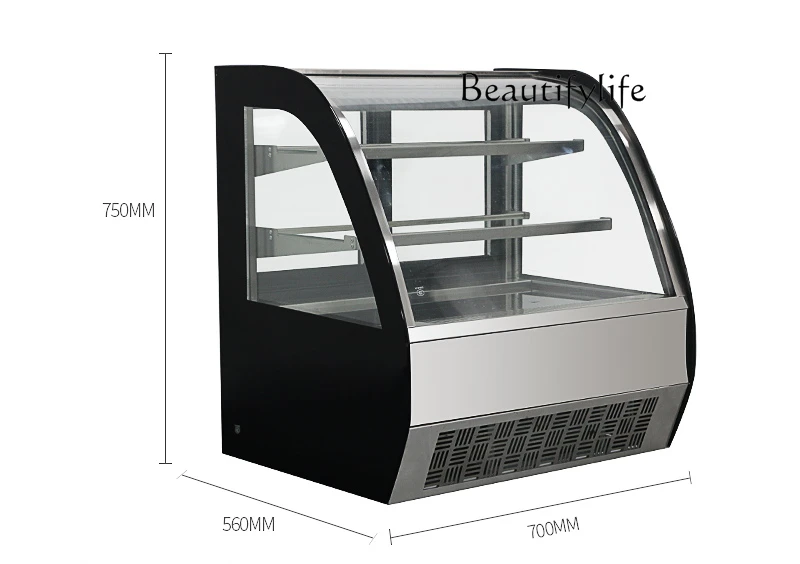 Desktop commercial air-cooled cake cabinet Dessert West Point refrigerated display cabinet