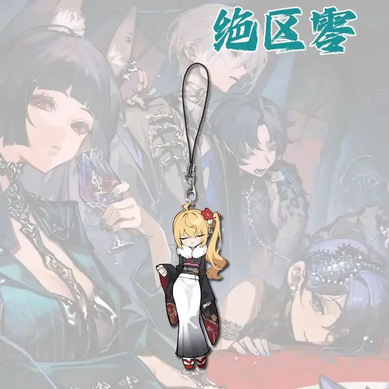 Anime Zenless Zone Zero Nicole Demara Von Lycaon Cosplay teléfono cuerda cadena mochila adorno colgante regalos de cumpleaños niños niñas