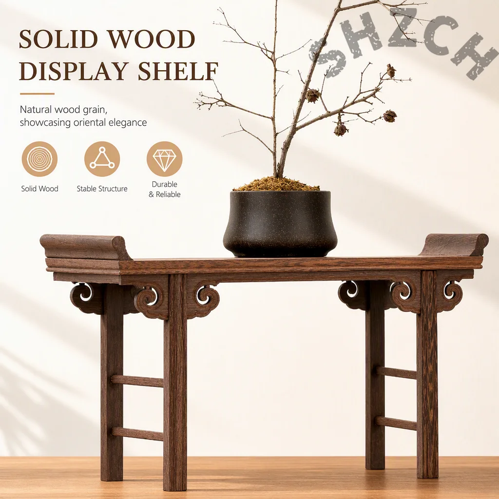 table-a-the-en-bois-basse-avec-details-sculptes-–-presentoir-compact-pour-ustensiles-a-the-accessoires-a-cafe-et-decorations