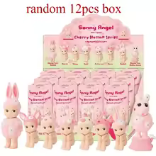 New Sonny Angel Cherry Blossom Pink Sitting Posture Series Blind Box Mystery Box Mini Figure Dolls Decoration Model Toys Gift - AliExpress 