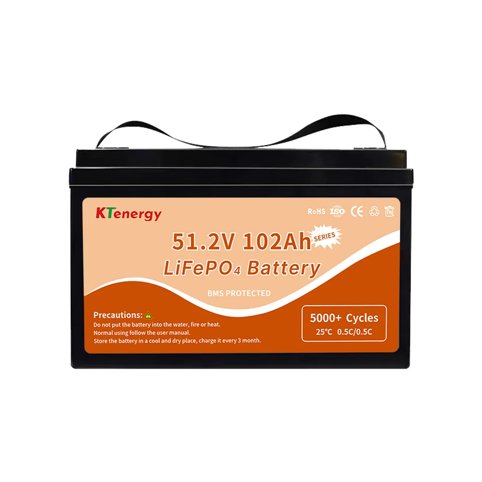 

KTenergy 48V 51.2V 100AH/200AH Lithium Golf Cart Battery 72AH/160AH 48 Volt Lifepo4 Golf Car Battery Pack