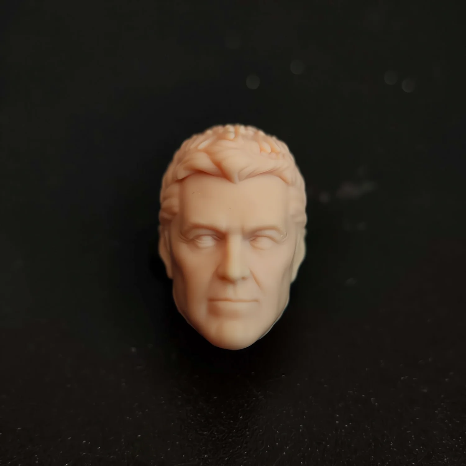 HL1323 Customized 1/18 1/12 1/10 George C 1997 Bat Bruce Unpainted Head Sculpt for 3.75