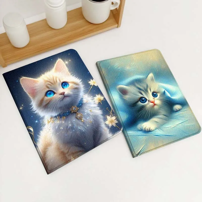 

Cat Cartoon Popular Art Gift For Xiaomi Redmi Mi Poco Pad 2 5 6s 7 7s Ultra Pro Max 14 12.4 12.1 inch Soft Tablet Case