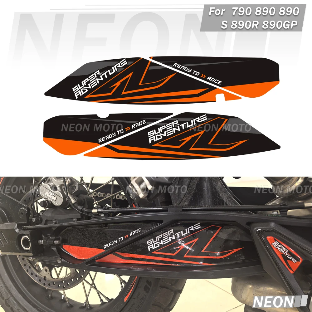 Motorcycle Stickers For 790 890 890S 890R 890GP S R GP Adventure Swing Arm Swingarm Rotating Shaft Protection Decals