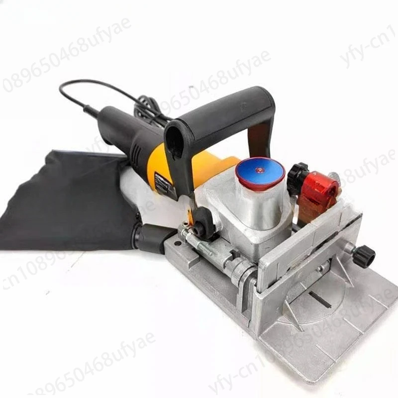 Parts Slotting Machine Angle Adjustable Non-hole Splicing Slotting Machine 750W Woodworking Slotting Machine Lamino Invisible