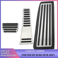 Reposapiés de Pedal de freno de acelerador de coche, cubierta de placa de Pedal, accesorios de reacondicionamiento Interior sin perforación, Volvo XC60 2017-2021