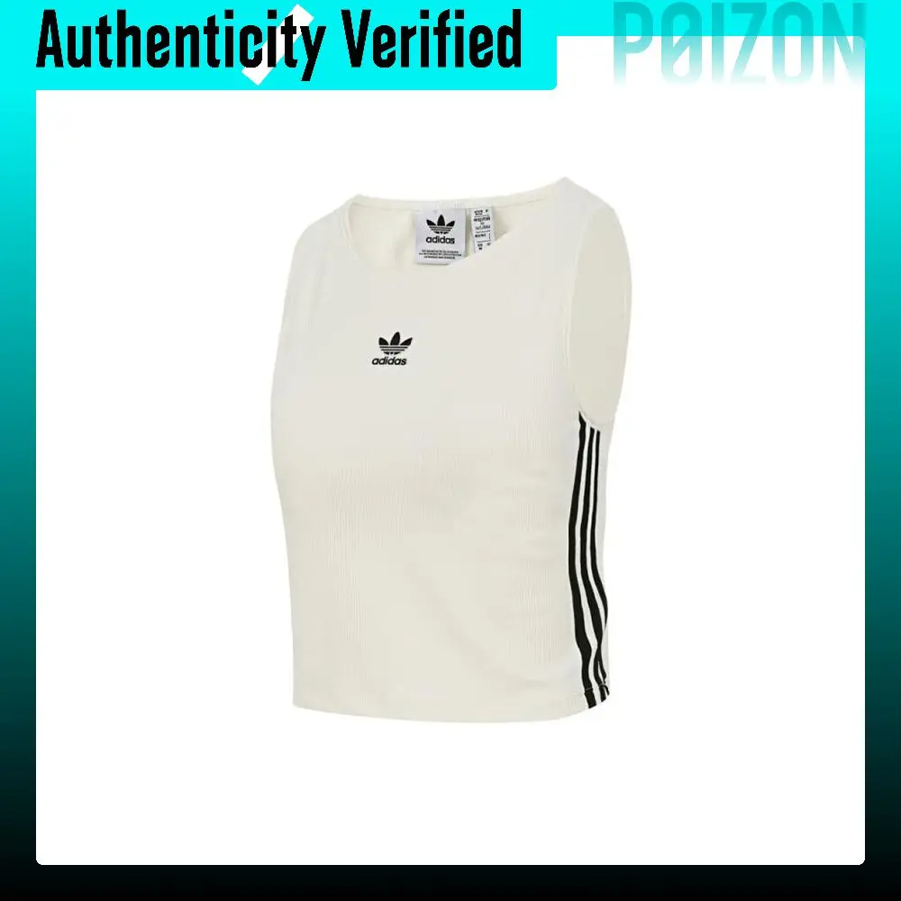 Adidas Originals 3 Stripes Sport Vests Women's White KB6418