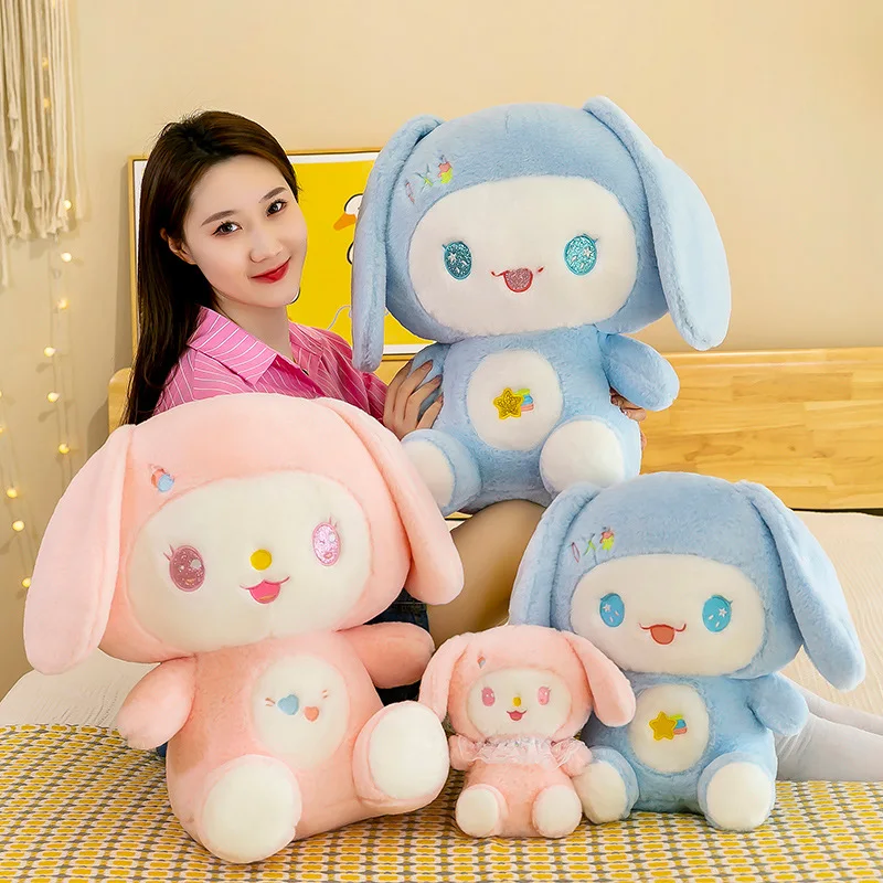 Sanrio Cartoon Cinnamoroll Plush Toy Cute Pochacco Animal Plush Stuffed Doll Super Soft Sleeping Pillow Children\'s Birthday Gift