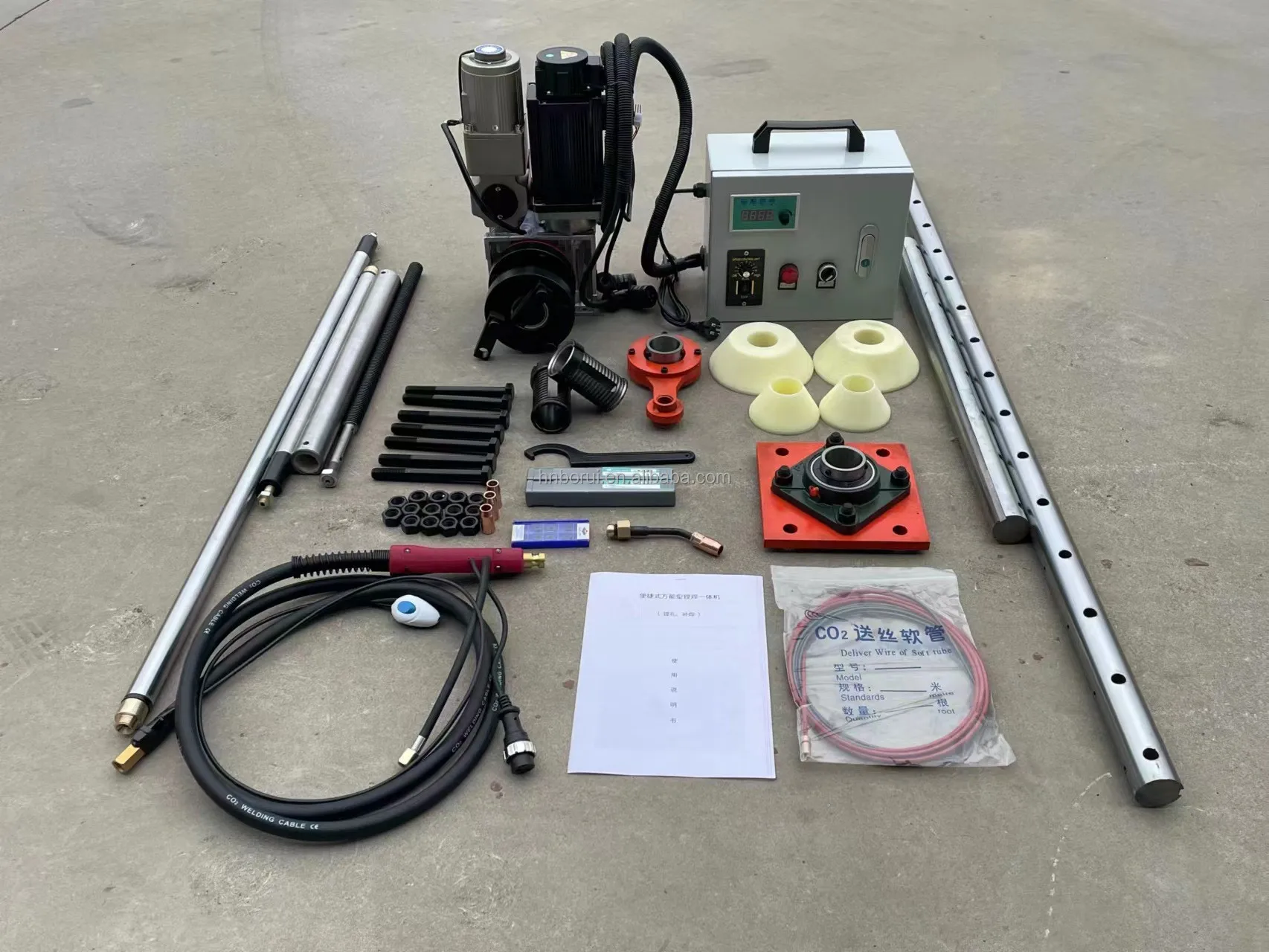 Portable Bore Automatic Welding Machine Pin Bearing Bore Inner Circle Patch Welding Machine Small Concentric Hole Repair Machine