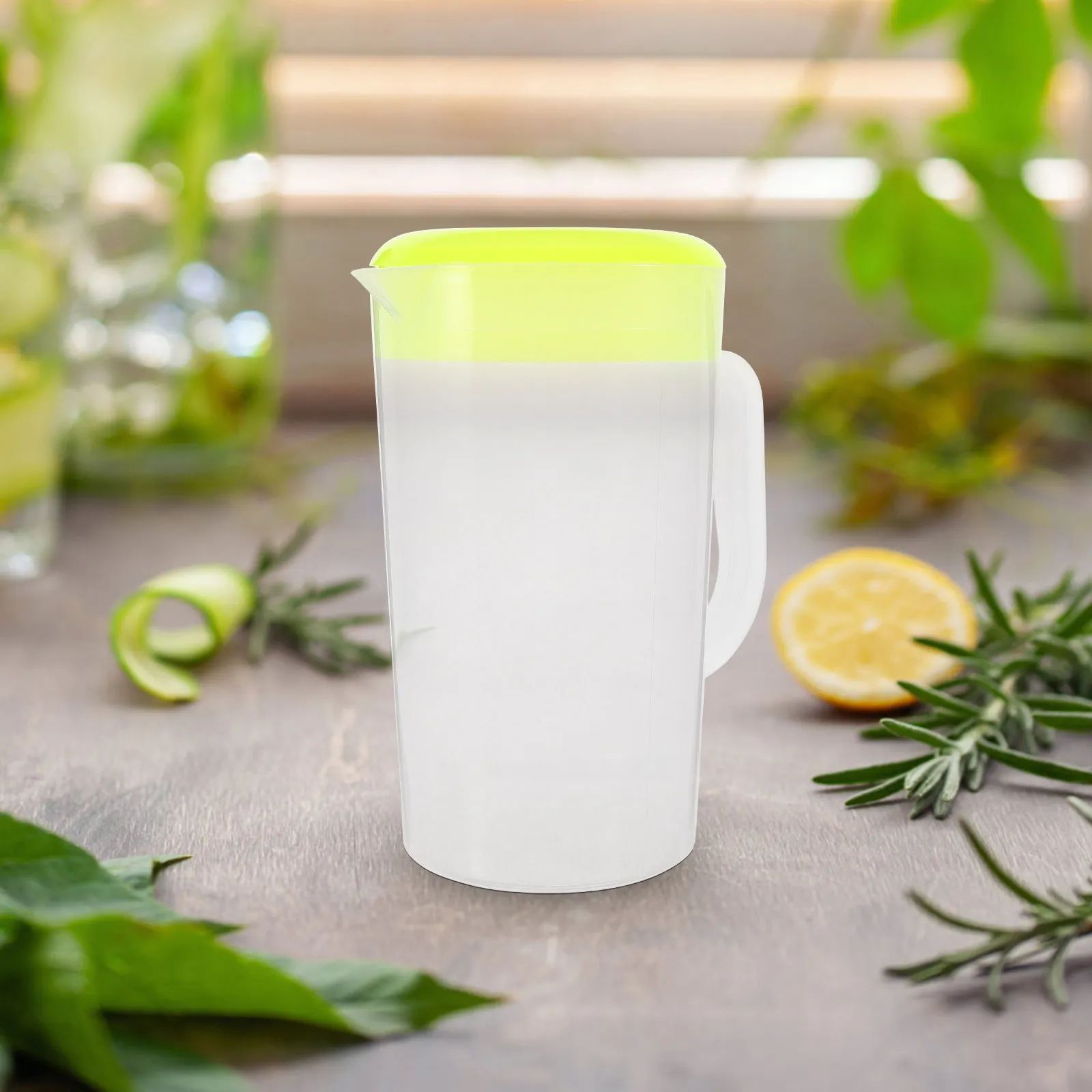 Large Capacity Cold Water Pitcher Heat and Cold Resistant Drink Container for Home Use Lemonade and Tea Pitcher
