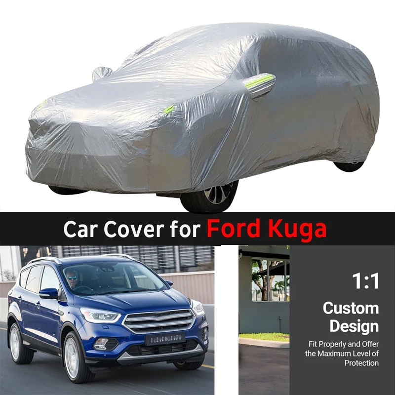 

Outdoor Car Cover For Ford Kuga 2008-2021 SUV Anti UV Sun Rain Snow Fog Protection Cover Dustproof