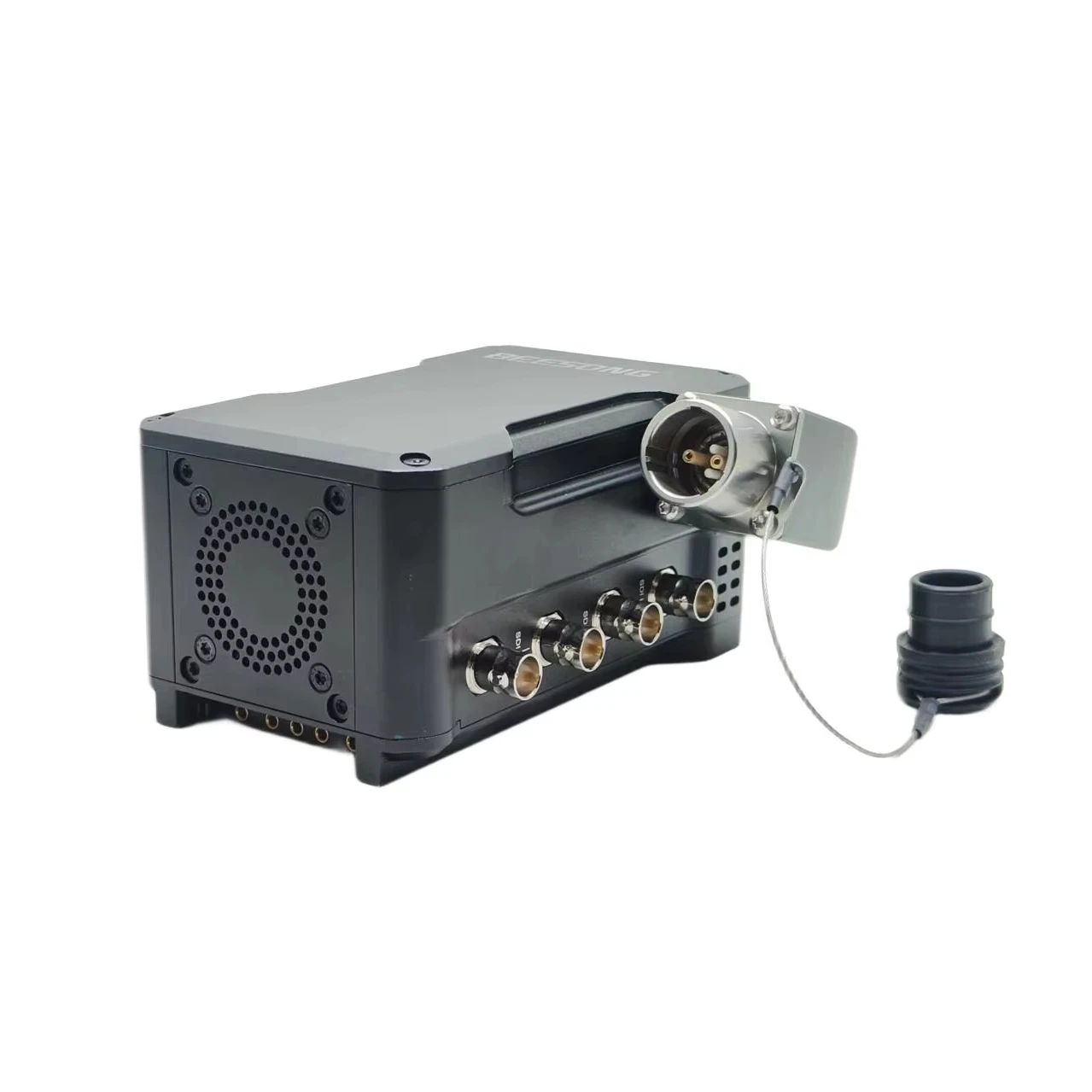 Broadcast Quality 12G/4K/3G/HD-SDI Video and PGM to Optical Fiber Converter Extender Over SMPTE 500M