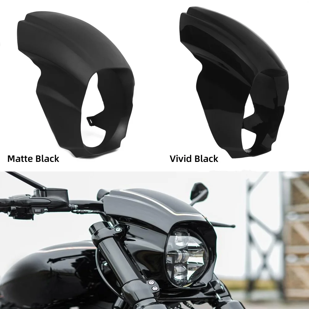 

Motorcycle Accessory Front Headlight Fairing Cover Mask ABS Plastic For Harley Softail Breakout FXBRS 114 FXBR 107 2018-2022