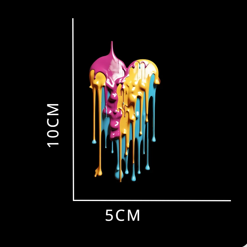 ملصقات سيارة بألوان قوس قزح ذاتية اللصق لمصد الجسم ، شارات فينيل ، إكسسوارات سيارات ، زينة تغطي الخدش ، سائل ، 1 من من.