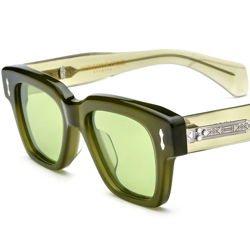 Belight البصرية مربع الشكل خمر الرجعية خلات الرجال النساء بارد الأزياء العصرية النظارات الشمسية مع حالة FELLINII T