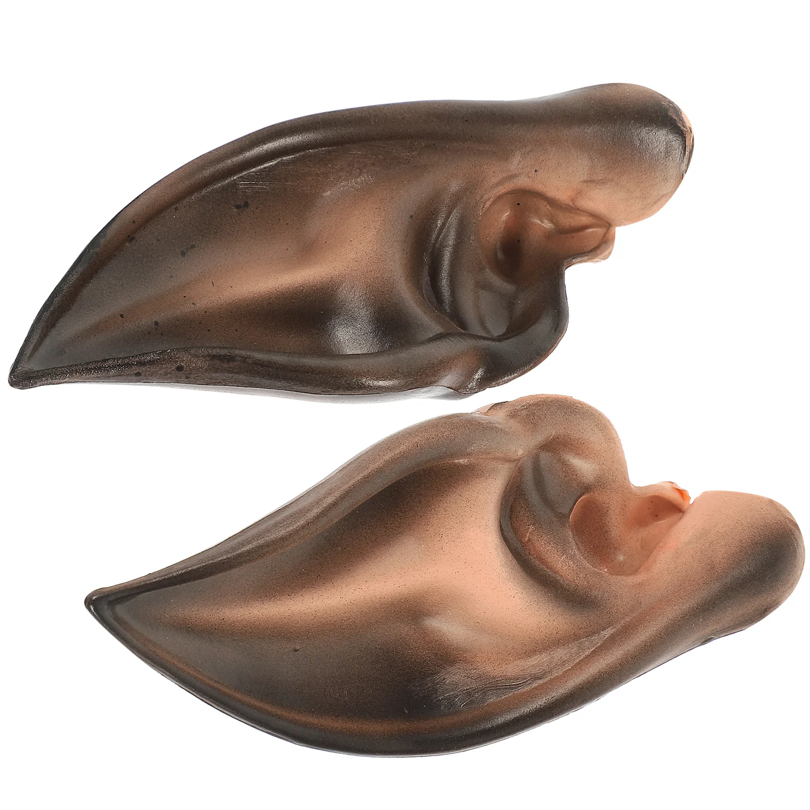 1 par de adereços de fadas, leves, adequados para halloween, natal, cosplay, festa, masquerade, carnaval, elfo, acessório de orelha, orelhas para mulheres