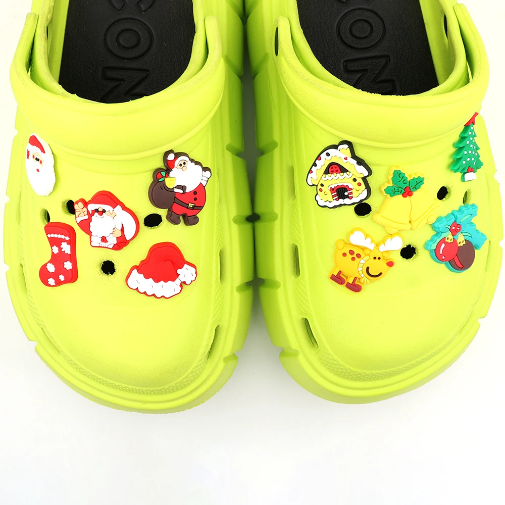 

1 Pc Shoe Decorations Charms Christmas Old Man Shoe Accessories Christmas Tree Reindeer Ornament Children's Holiday Gift