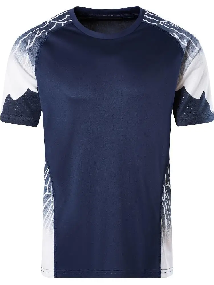 تيشيرتات رياضية للرجال، قمصان سريعة الجفاف بأكمام قصيرة، تنس مناسب، جولف، بولينج، كرة القدم، الجري، قمصان كرة الريشة #3