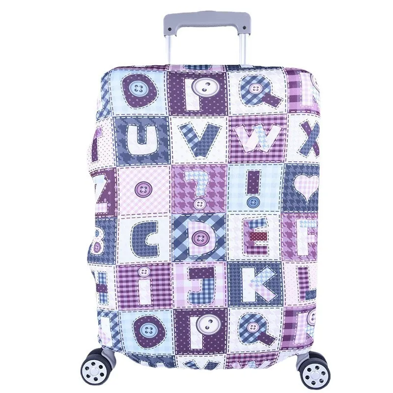 

Luggage Protective Cover Travel Case Cover Printed Travel Case Cover Thickened Elastic Case Cover Trolley Case