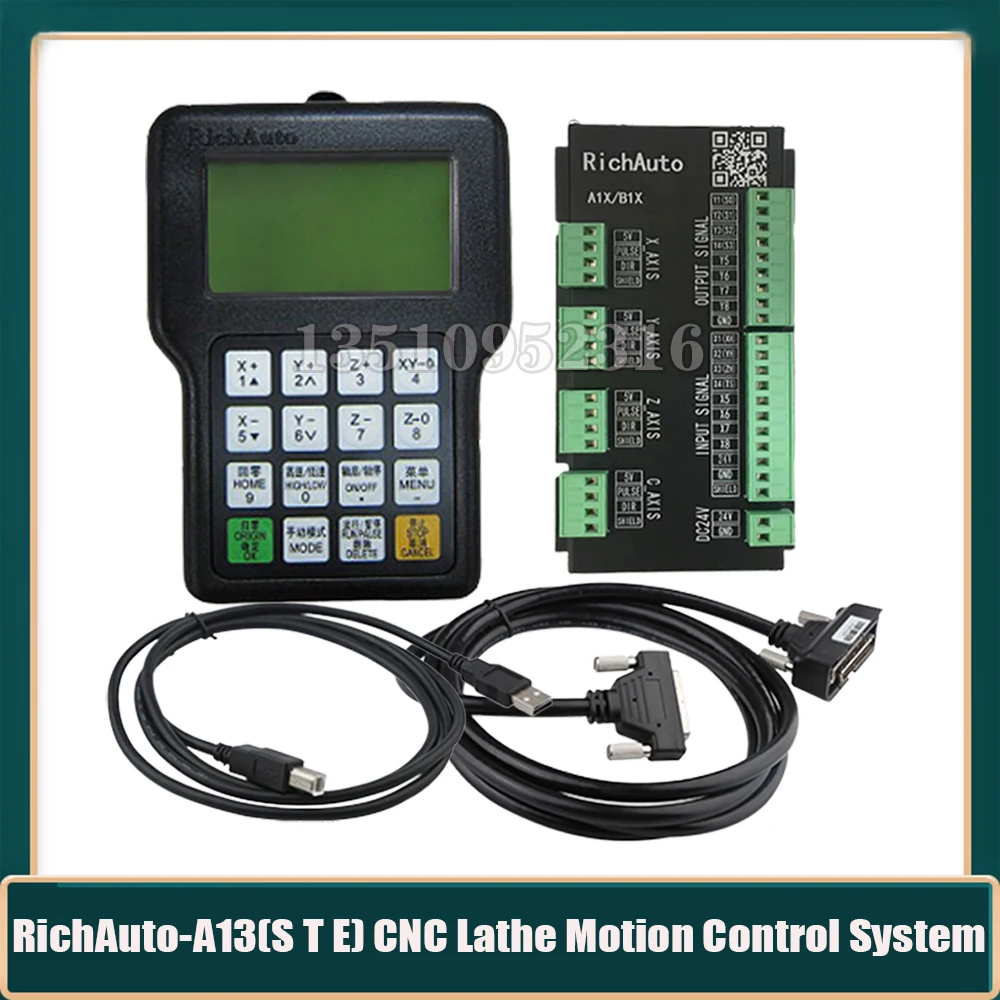 

The Latest Cnc Richauto-a13 (s T E) Lathe Controller Dsp Handle Controller Cnc System Engraving Machine Accessories