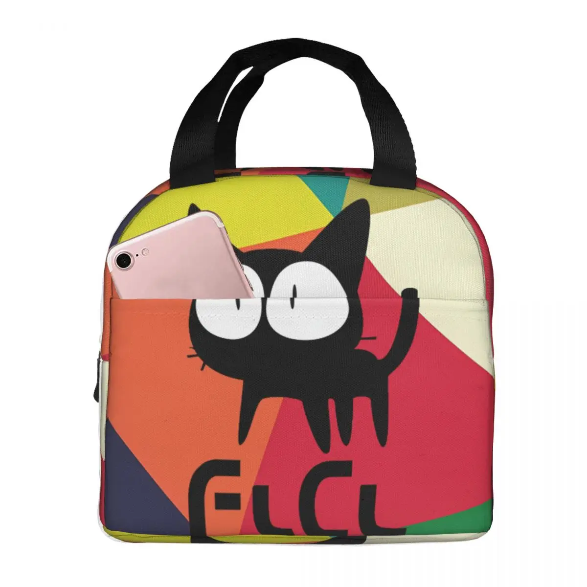 

Flcl CAT Bento Box Flcl Office Workers Handheld Travel Lunch Bag Tote