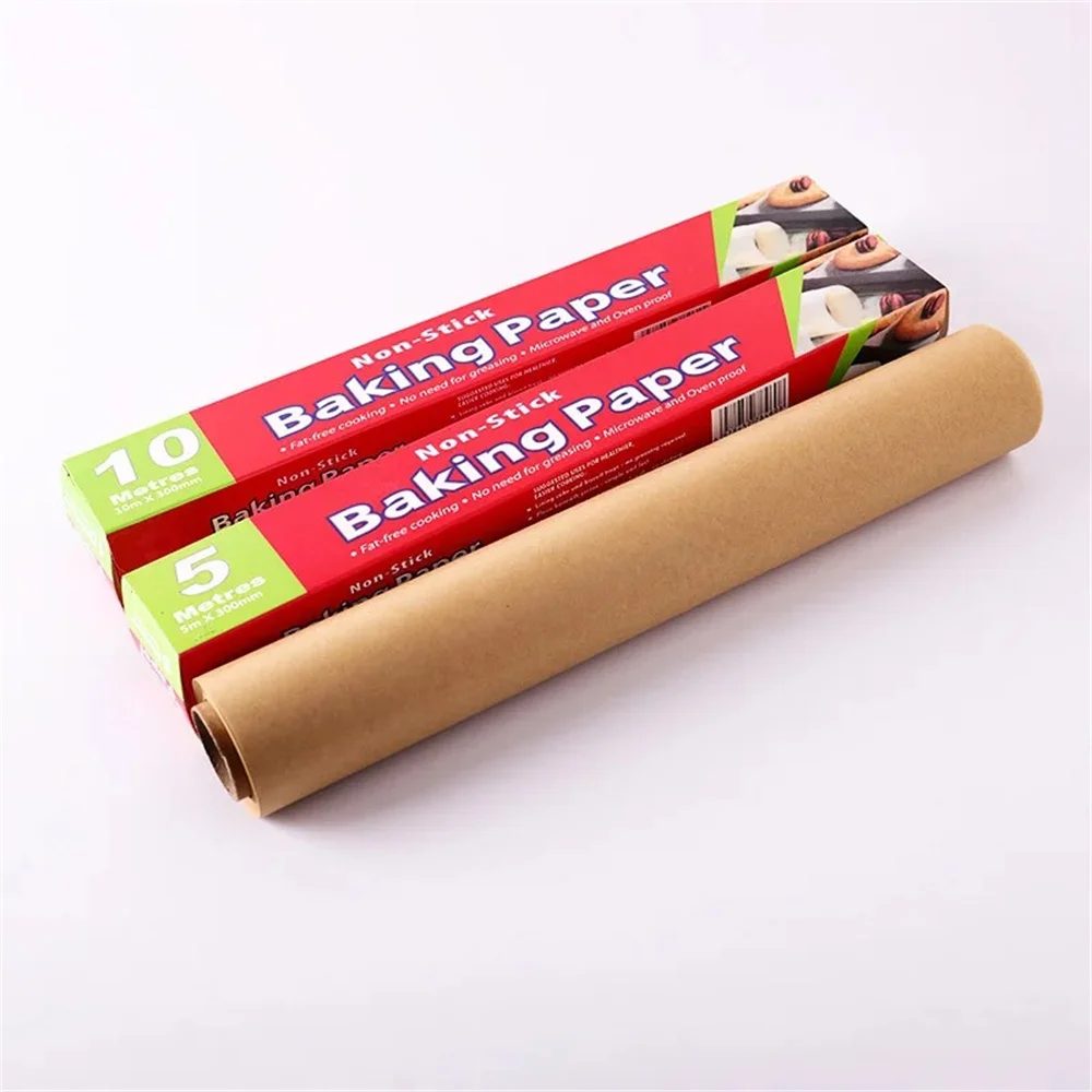 Parchment Paper Baking Sheets, Non-Stick Precut Baking Parchment, for Baking Grilling Air Fryer Steaming Bread Cup Cake Cookie