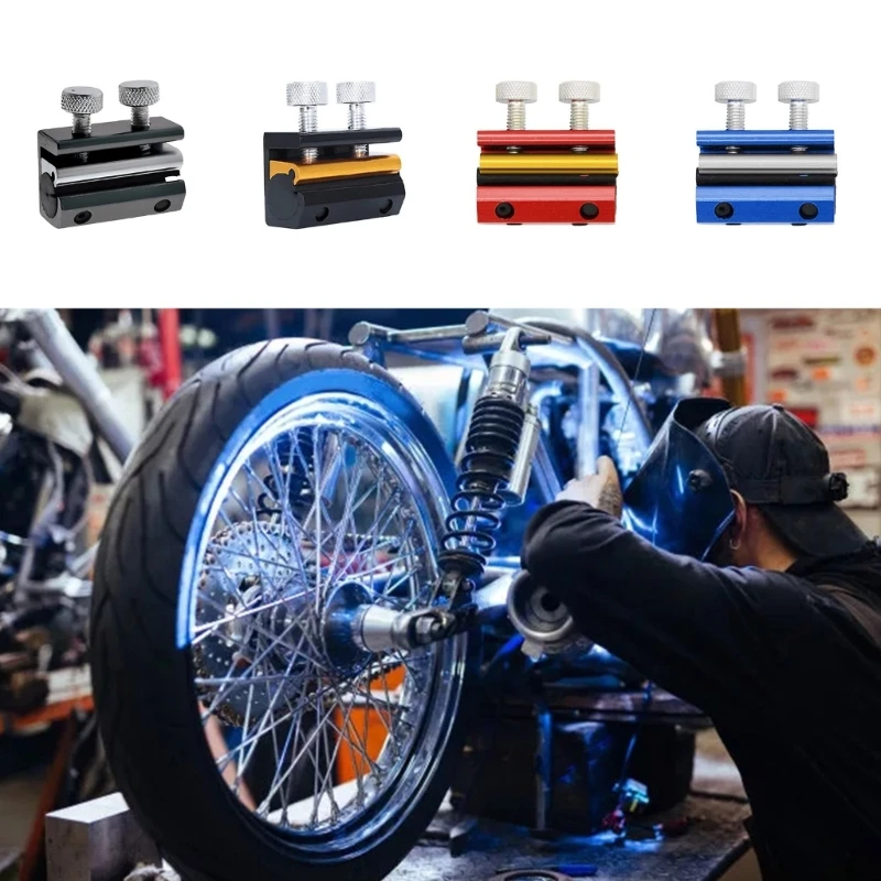 Universally Motorcycle Cable Lubricator Tool Brake & Clutch Luber Oiler 2 Bolts Aluminum Wire Oiler