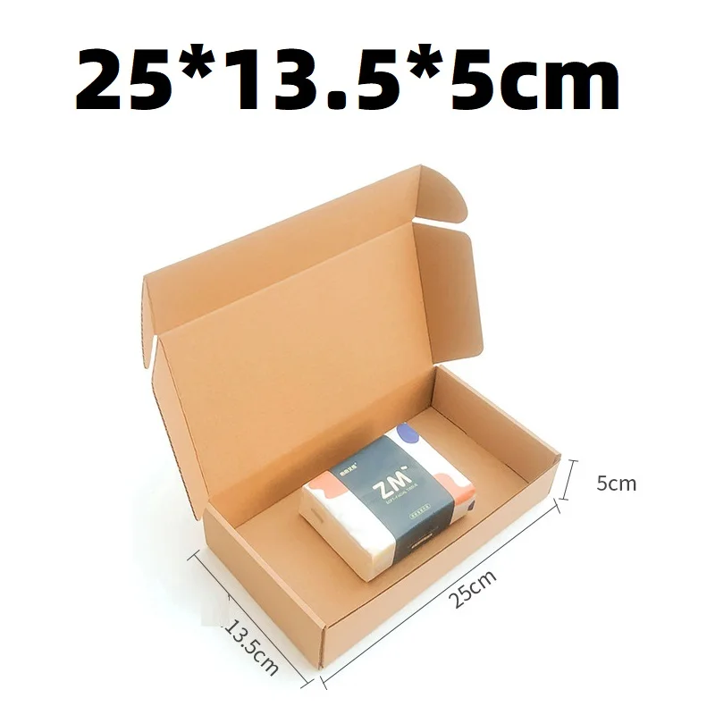 5 SZTUK 25x13,5x5cm Luksusowe pudełka na prezenty z tektury falistej Niestandardowy projekt i najwyższa jakość