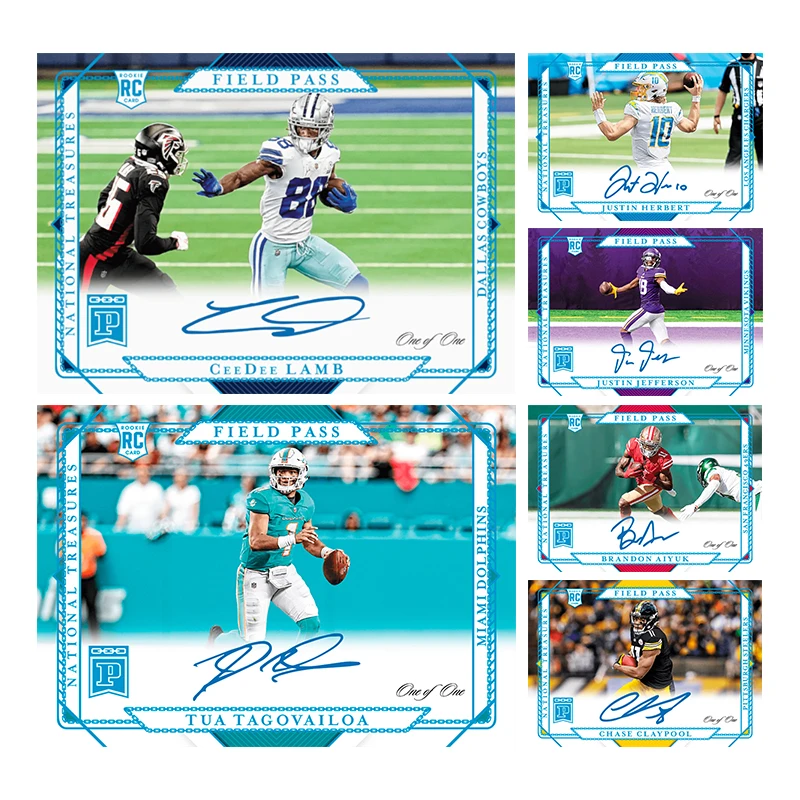 

Diy Homemade Panini Rugby Star Card Joe Burrow Ceedee Lamb Tua Tagovailoa Justin Herbert Character Collection Card Toys Gift