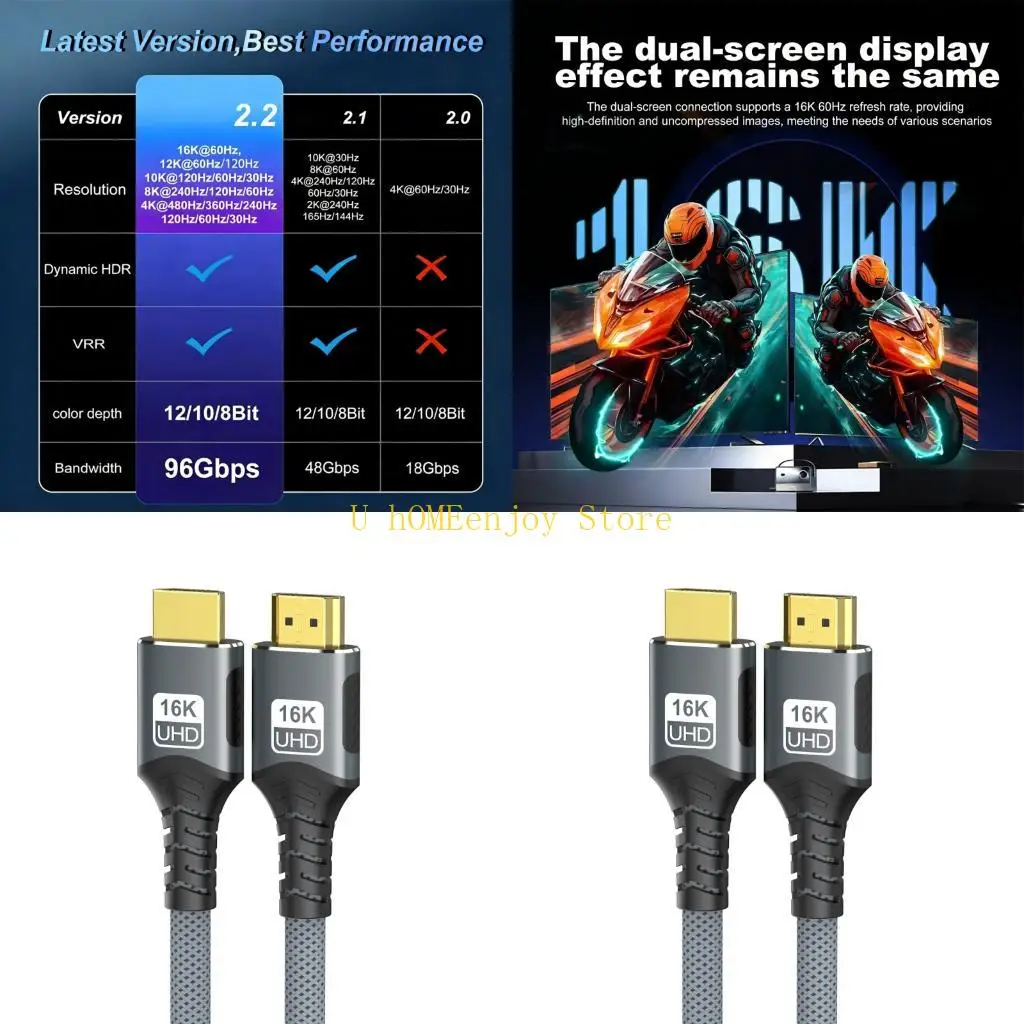 

B0KF Strong 7 5mm Thick Digital Video Link Allows Surround Sound For Professional Sound arrange