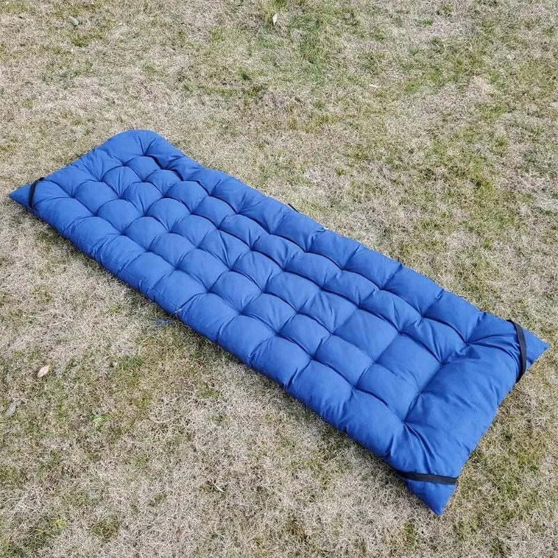 Berço de acampamento com colchão, Cama dobrável confortável, Berços resistentes para dormir com bolsa de transporte para adultos e crianças, Pacote com 2