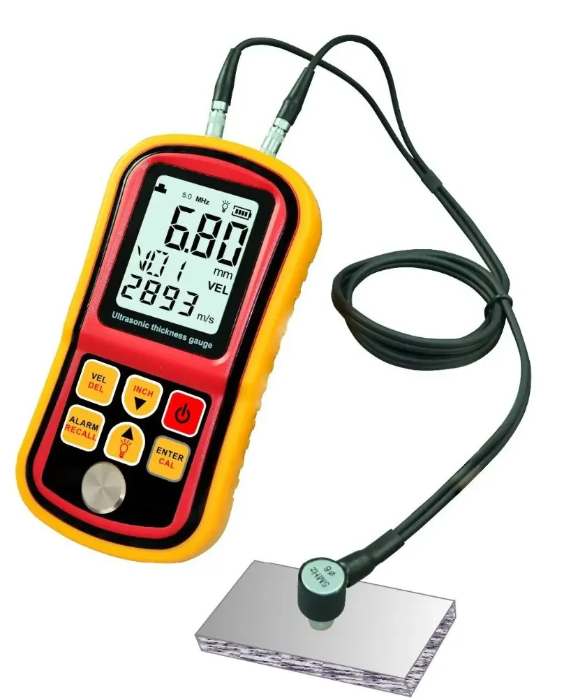 AUT720 ACME portable ultrasonic metal digital thickness gauge bottle meter