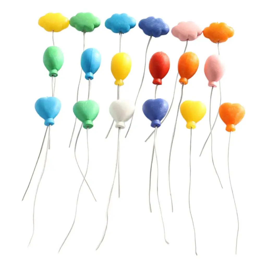 Set of Colorful Balloons to Beautify Your Garden, Set of 18 Pieces