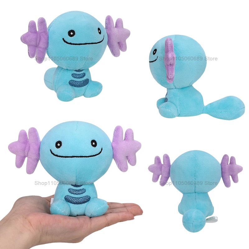 Juguete de peluche Kawaii Wooper, muñeco Wooper de 10cm, juguetes de animales de peluche suaves, figuras de juego de dibujos animados de Pokémon, juguetes para niños